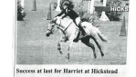 A win for old Hazlegrovian Harriet Nuttall at Hickstead A win for old Hazlegrovian Harriet Nuttall at Hickstead